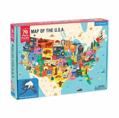 Map of the U.S.A. Puzzle 0735351937 Book Cover