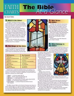 Faith Charts: The Bible at a Glance 1592764835 Book Cover