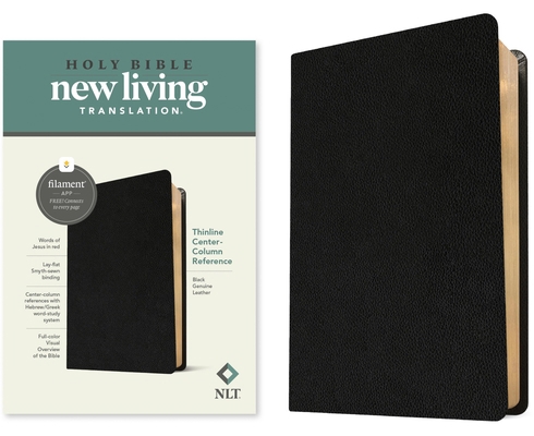 NLT Thinline Center-Column Reference Bible, Fil... 1496479084 Book Cover