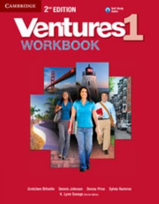 Ventures Level 1 Workbook [With CD (Audio)] 1107628598 Book Cover