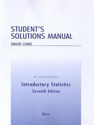 Student Solutions Manual for Introductory Stati... 032124141X Book Cover