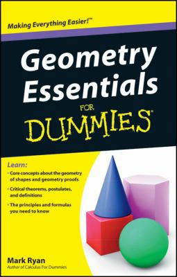 Geometry Essentials for Dummies 1118068750 Book Cover