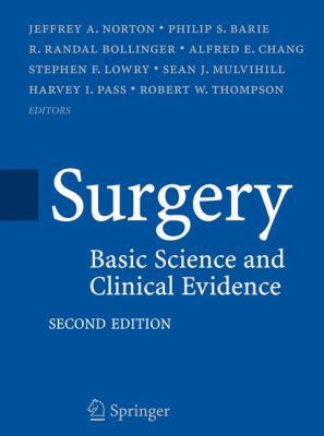 Surgery: Basic Science and Clinical Evidence B01A970QL6 Book Cover