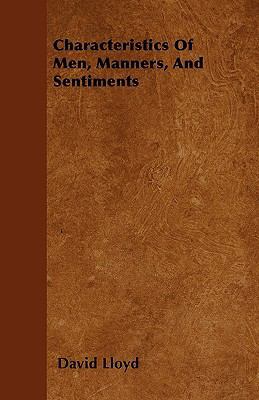 Characteristics Of Men, Manners, And Sentiments 1446027740 Book Cover
