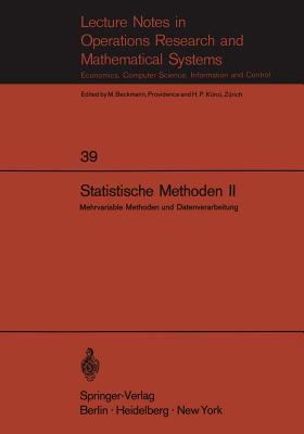 Statistische Methoden II: Mehrvariable Methoden... [German] 3540049622 Book Cover