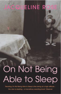 On Not Being Able To Sleep: Psychoanalysis and ... 0099286041 Book Cover