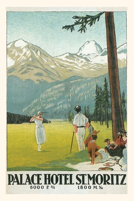 Vintage Journal Golfing in the Swiss Alps 1648112102 Book Cover
