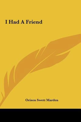 I Had a Friend 1161551646 Book Cover