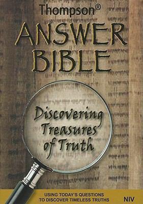 Thompson Answer Bible-NIV: Discovering Treasure... 1936119072 Book Cover