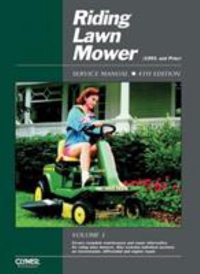 Riding Lawn Mower Service Manual Volume 1 0872885259 Book Cover