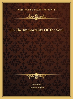 On The Immortality Of The Soul 1169452078 Book Cover