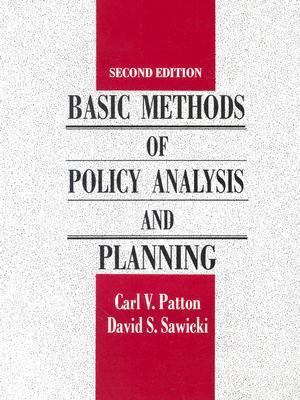 Basic Methods of Policy Analysis and Planning 013060948X Book Cover