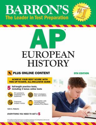Barron's AP European History with Online Tests 1438010672 Book Cover