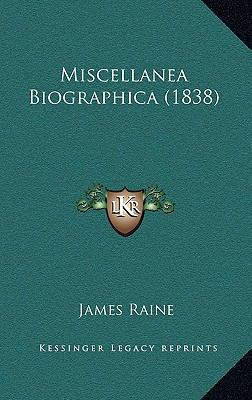 Miscellanea Biographica (1838) [Latin] 1165499185 Book Cover