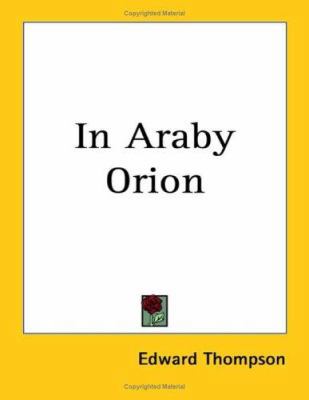 In Araby Orion 1417992433 Book Cover
