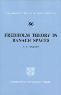 Fredholm Theory in Banach Spaces (Cambridge Tra... 0521248469 Book Cover