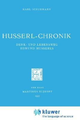 Husserl-Chronik: Denk- Und Lebensweg Edmund Hus... [German] 9024719720 Book Cover