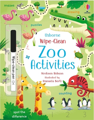 Wipe-Clean Zoo Activities 1805070193 Book Cover