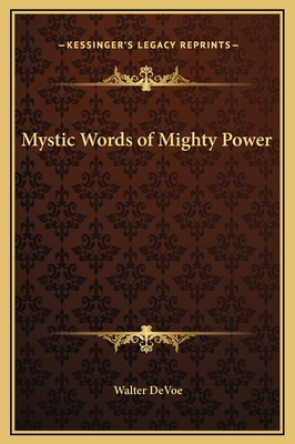 Mystic Words of Mighty Power 1169290760 Book Cover
