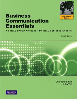 Business Communication Essentials: Internationa... [Unknown] 013800479X Book Cover