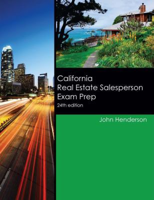 California Real Estate Salesperson Exam Prep 24... 0988799057 Book Cover