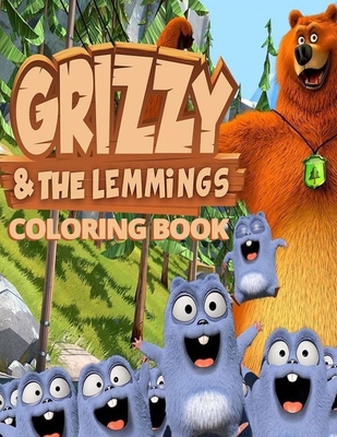 Grizzy & The Lemmings Coloring Book: Super Coloring Book for Kids and Fans – GIANT Great Pages with Premium Quality Images, Best Gift Idea For Christmas/Birthday/New Year,Soft Cover, Matte finish .