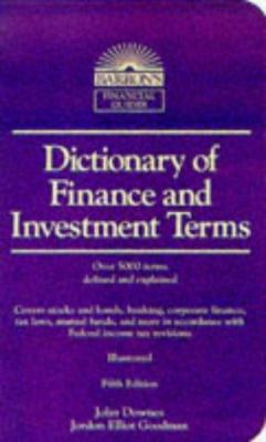 Dictionary of Finance and Investment Terms 0764107909 Book Cover