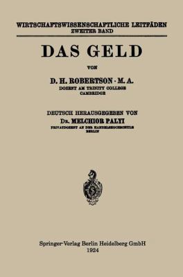 Das Geld [German] 3662349655 Book Cover