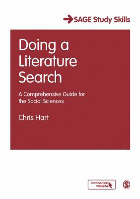 Doing a Literature Search: A Comprehensive Guid... 0761968105 Book Cover