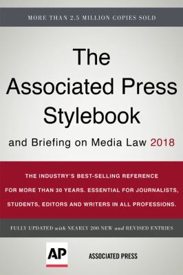The Associated Press Stylebook 2018: And Briefi... 1541672380 Book Cover