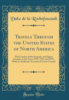 Travels Through the United States of North Amer... 0267458150 Book Cover