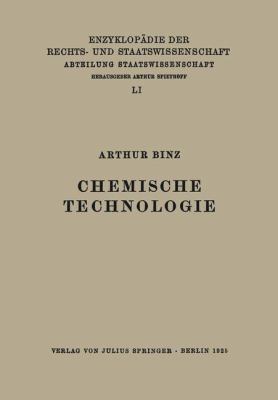 Chemische Technologie [German] 3642888623 Book Cover