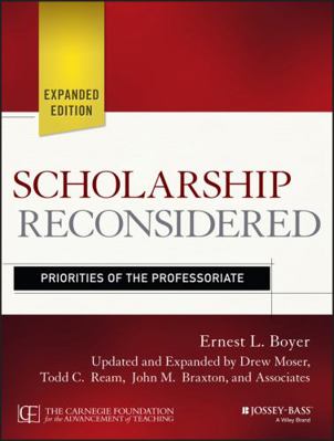 Scholarship Reconsidered: Priorities of the Pro... 1118988302 Book Cover