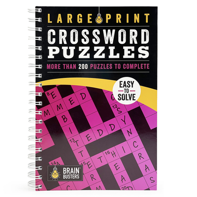 Large Print Crossword Puzzles Pink: More Than 2... 1646389174 Book Cover