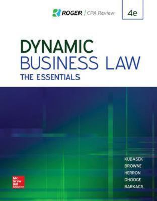 Dynamic Business Law: The Essentials 125991710X Book Cover