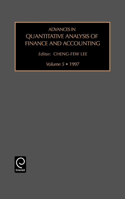 Advances in Quantitative Analysis of Finance an... 076230197X Book Cover