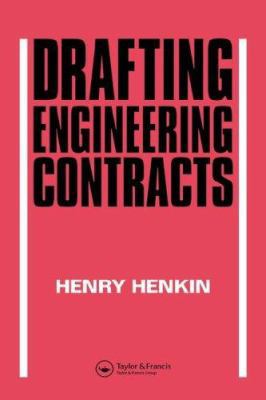Drafting Engineering Contracts 1851662235 Book Cover