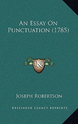 An Essay on Punctuation (1785) 1164714848 Book Cover