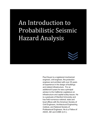An Introduction to Probabilistic Seismic Hazard... B08DC9ZVSG Book Cover
