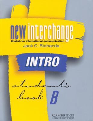 New Interchange Intro Student's book B: English... 0521773970 Book Cover