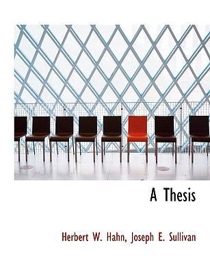 A Thesis 1140548204 Book Cover