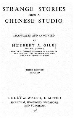 Strange Stories From a Chinese Studio 1535043105 Book Cover