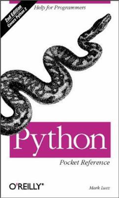 Python Pocket Reference 0596001894 Book Cover