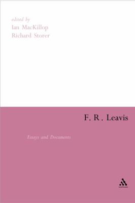 F.R. Leavis: Essays and Documents B00Y2UH02K Book Cover