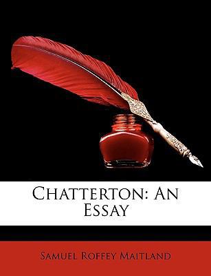 Chatterton: An Essay 1146587678 Book Cover