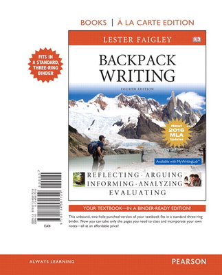 Backpack Writing, MLA Update Edition 0134581725 Book Cover