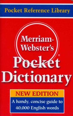 Merriam-Webster's Pocket Dictionary B00DQCD5OM Book Cover