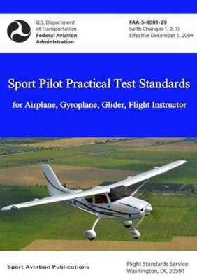 Sport Pilot Practical Test Standards - Airplane... 138779261X Book Cover