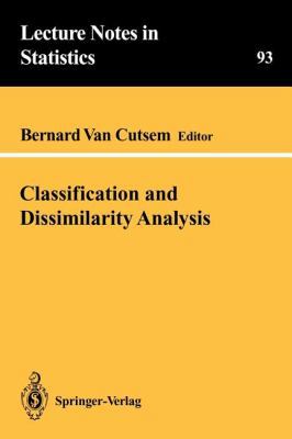 Classification and Dissimilarity Analysis 0387944001 Book Cover