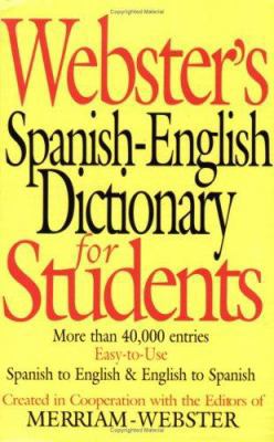 Webster's Spanish-English Dictionary for Students [Spanish] 1892859572 Book Cover